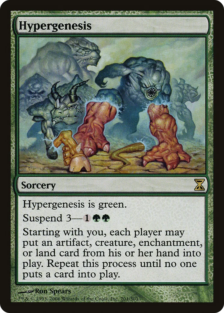 Hypergenesis — Time Spiral — Magic: The Gathering