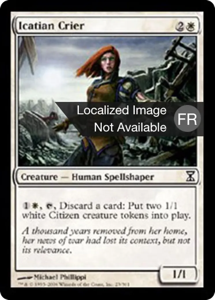 Crieuse icatiane — Time Spiral — Magic: The Gathering