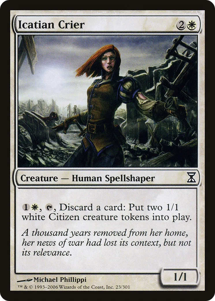Icatian Crier — Time Spiral — Magic: The Gathering