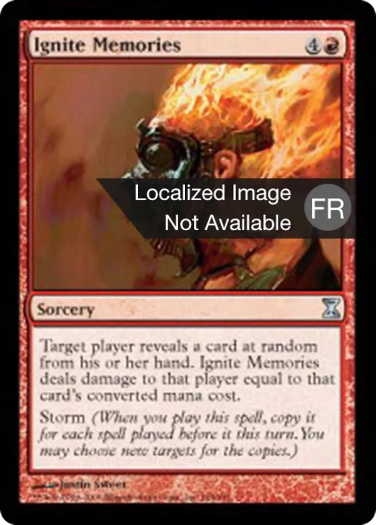 Embrasement des souvenirs — Time Spiral — Magic: The Gathering