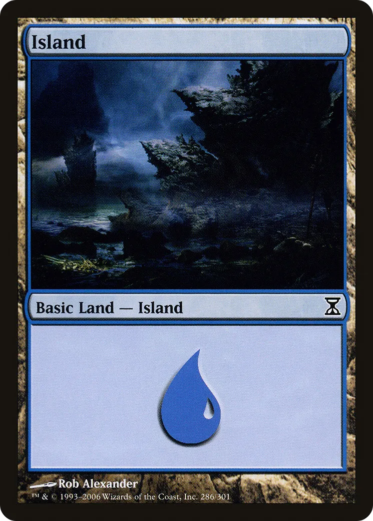 Island — Time Spiral — Magic: The Gathering