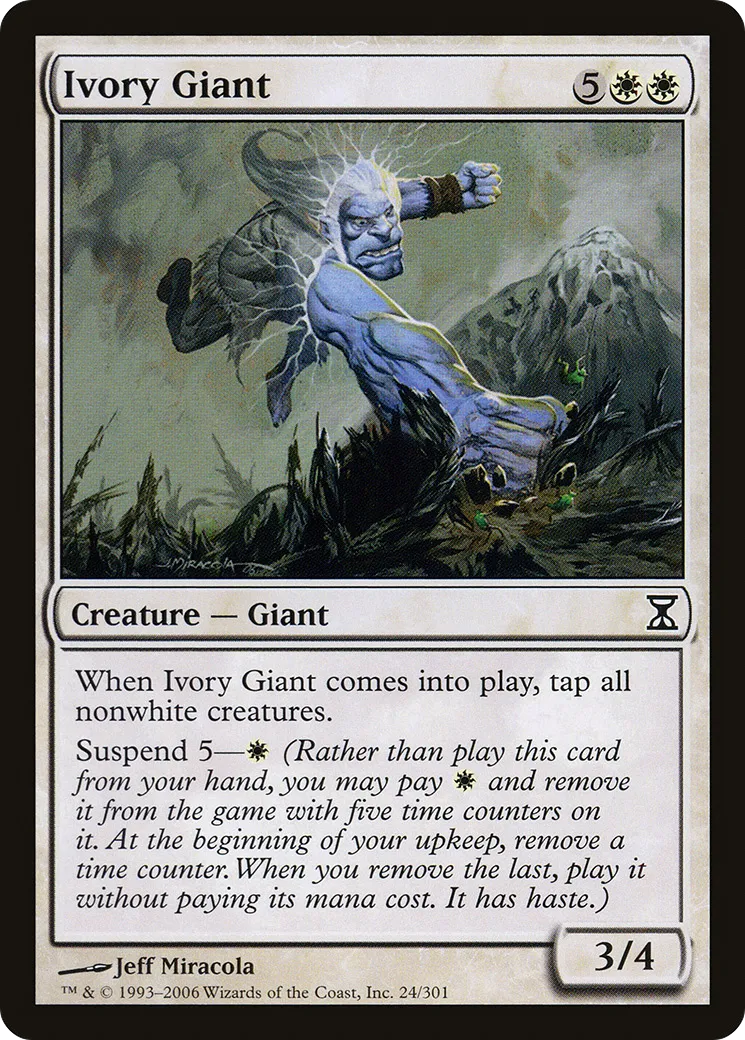 Ivory Giant — Time Spiral — Magic: The Gathering