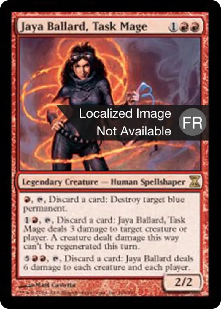 Jaya Ballard, mage de force — Time Spiral — Magic: The Gathering