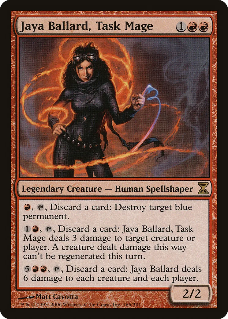Jaya Ballard, Task Mage — Time Spiral — Magic: The Gathering