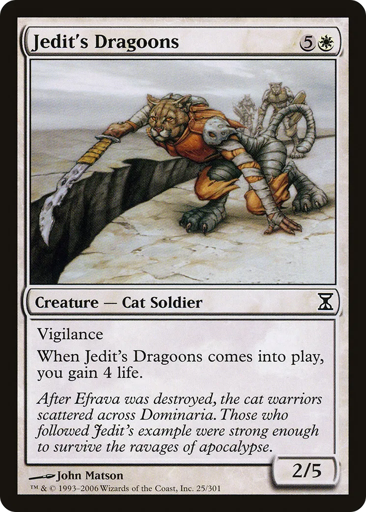 Jedit's Dragoons — Time Spiral — Magic: The Gathering