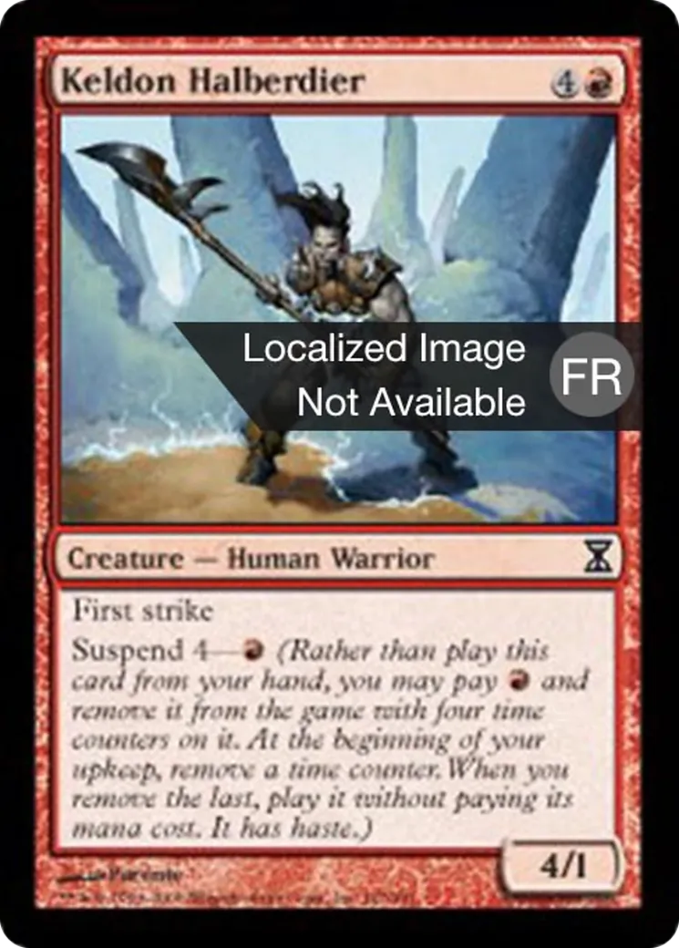 Hallebardier kelde — Time Spiral — Magic: The Gathering