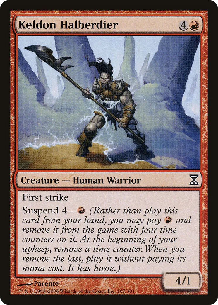 Hallebardier kelde — Time Spiral — Magic: The Gathering