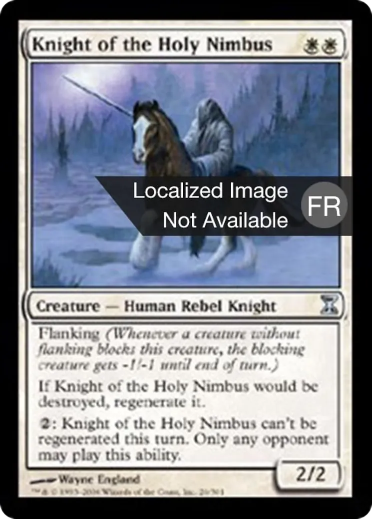 Chevalier du Halo sacré — Time Spiral — Magic: The Gathering