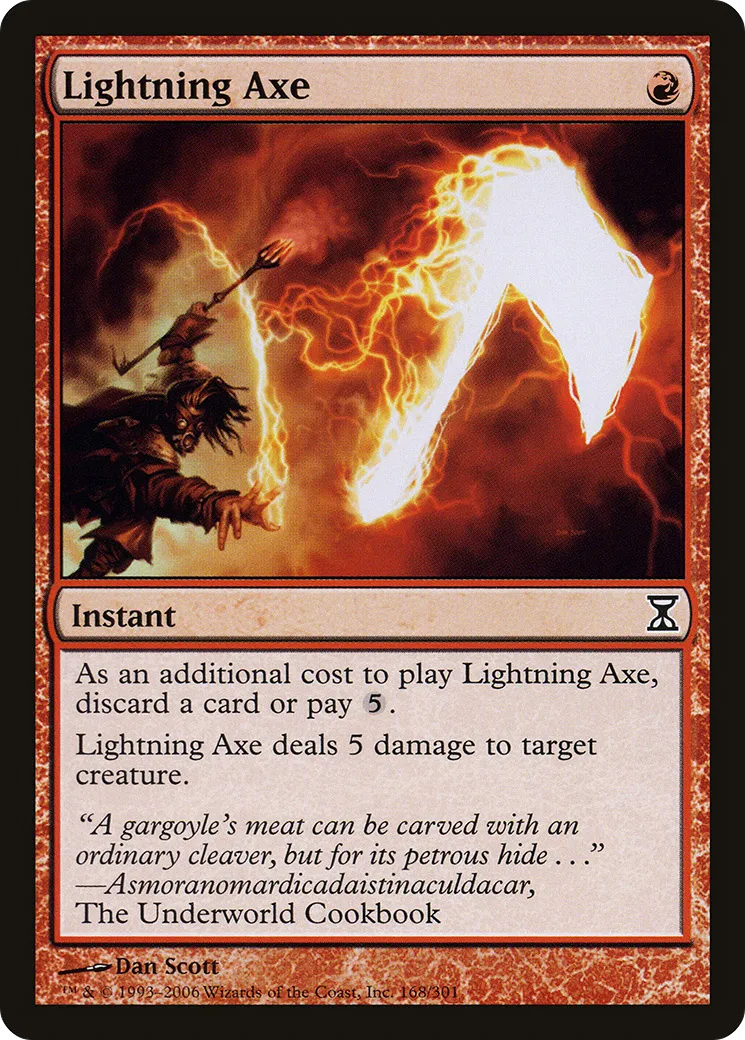 Lightning Axe — Time Spiral — Magic: The Gathering