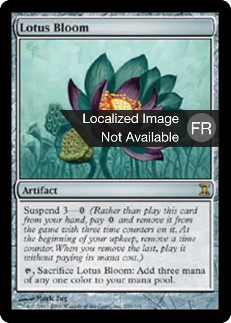 Floraison de lotus — Time Spiral — Magic: The Gathering