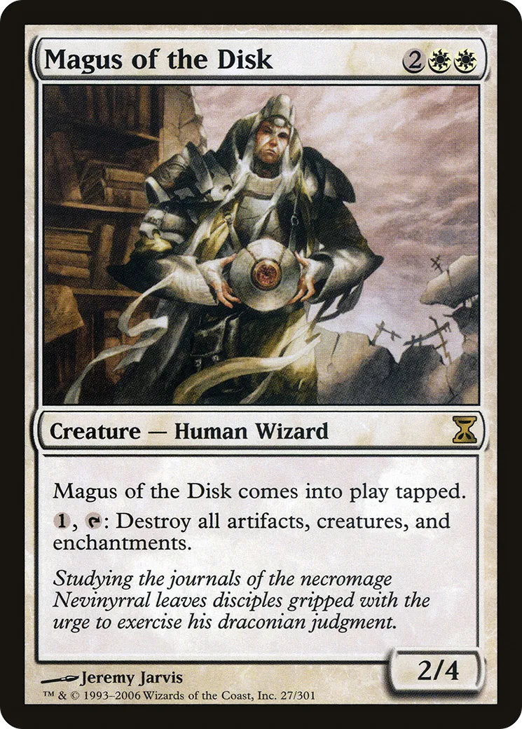 Magus of the Disk — Time Spiral — Magic: The Gathering