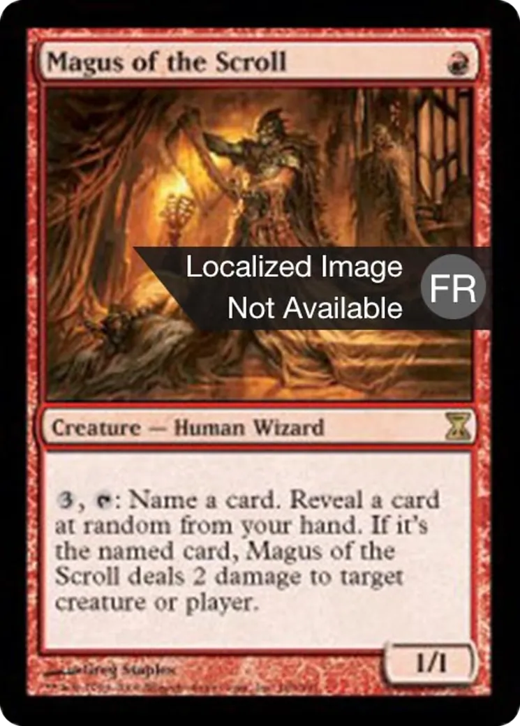 Mage du Parchemin — Time Spiral — Magic: The Gathering