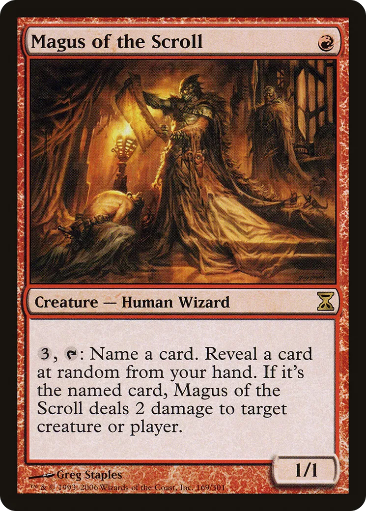 Mage du Parchemin — Time Spiral — Magic: The Gathering