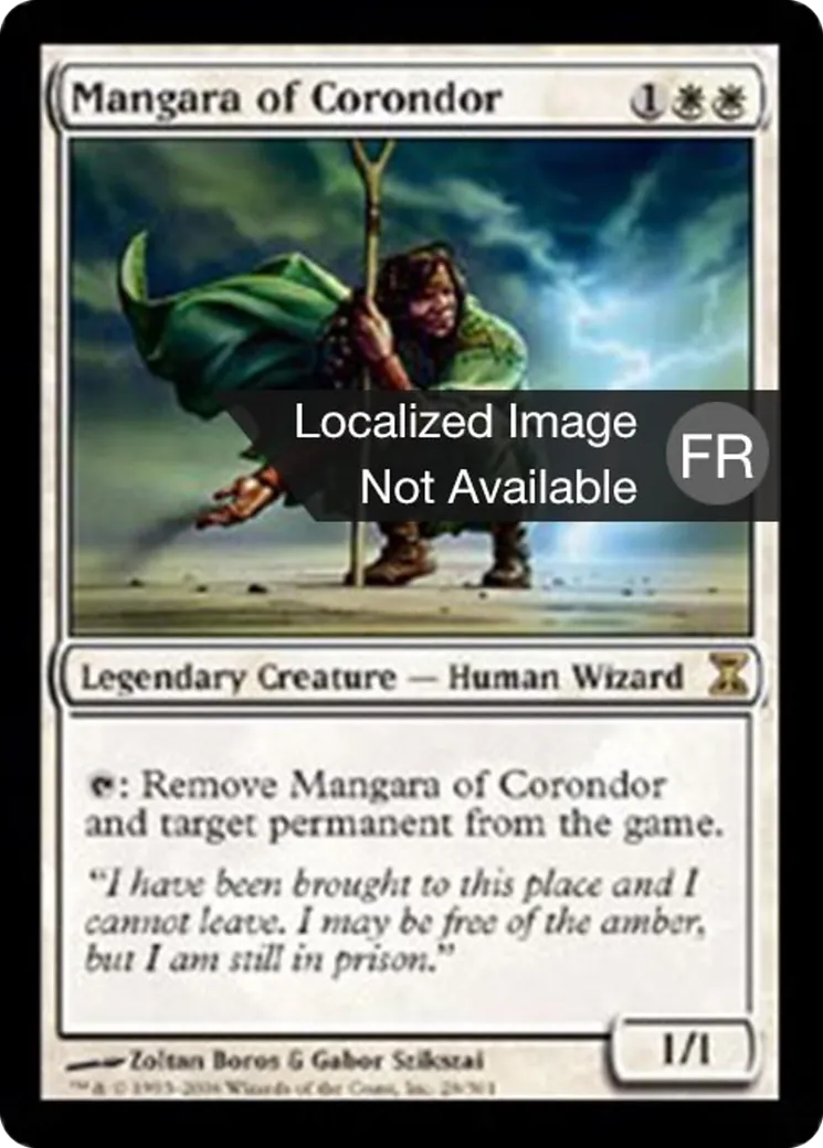 Mangara de Corondor — Time Spiral — Magic: The Gathering