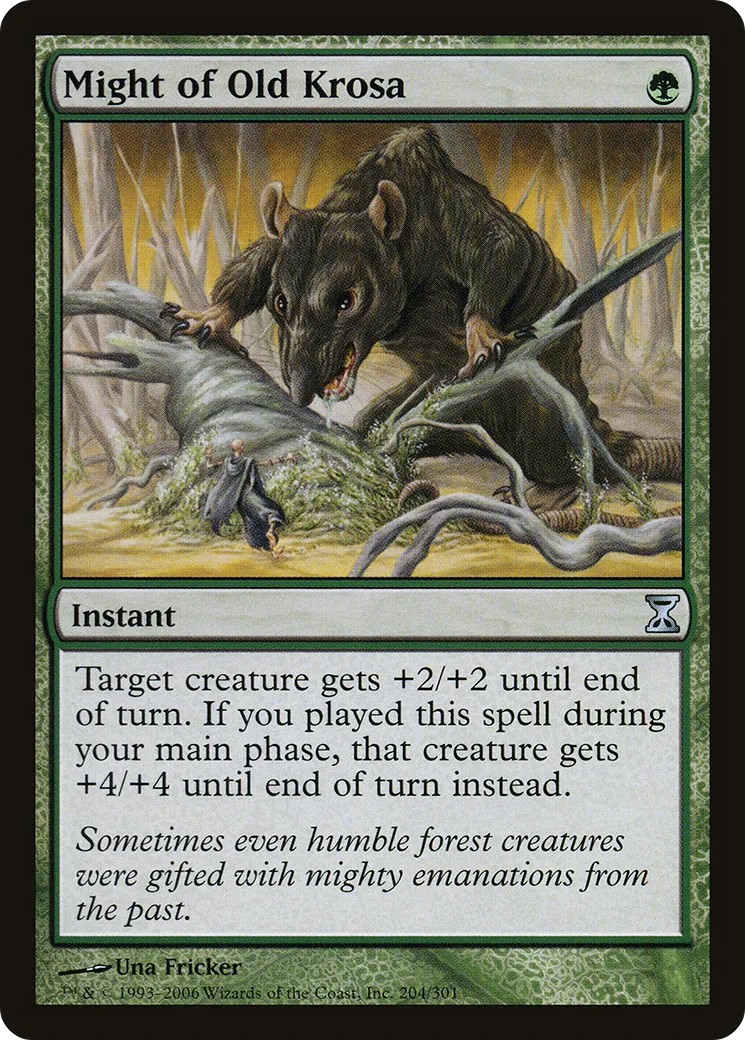 Puissance de l'ancienne Krosia — Time Spiral — Magic: The Gathering