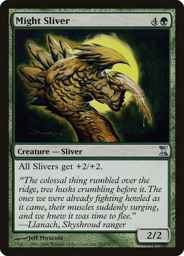 Might Sliver — Time Spiral — Magic: The Gathering