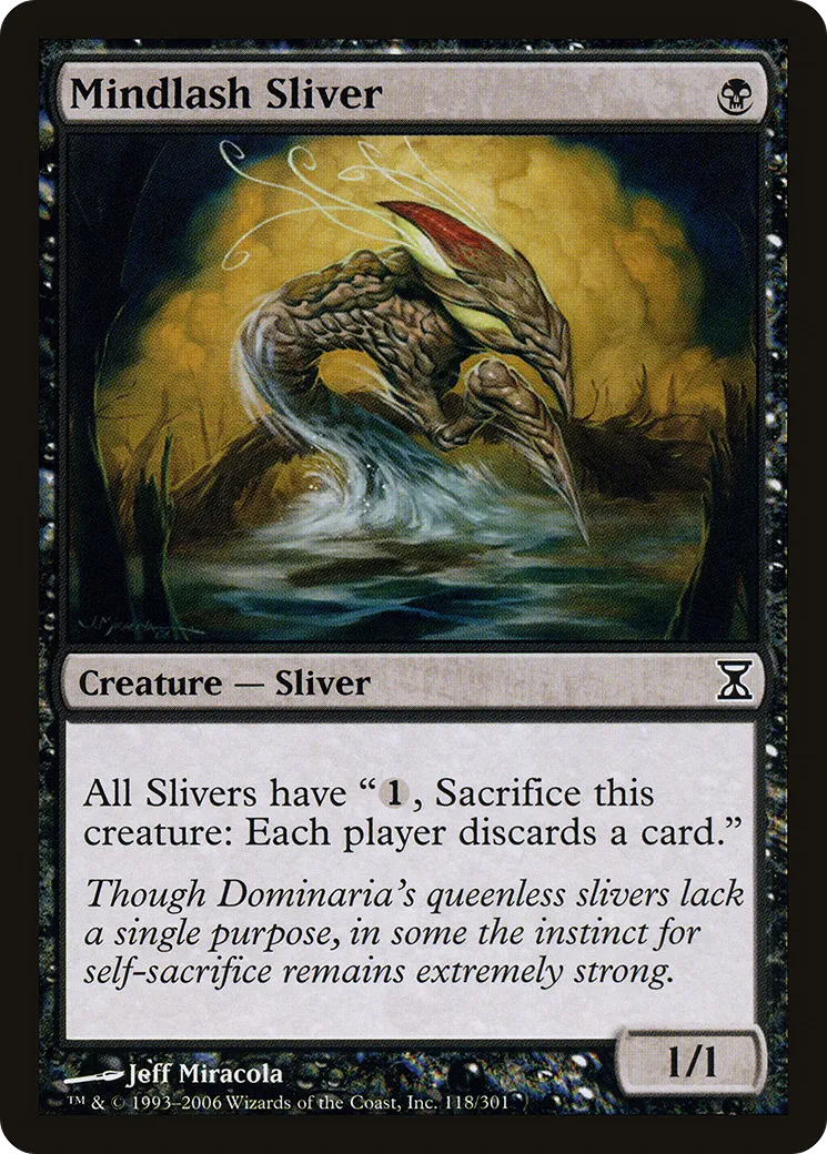 Mindlash Sliver — Time Spiral — Magic: The Gathering