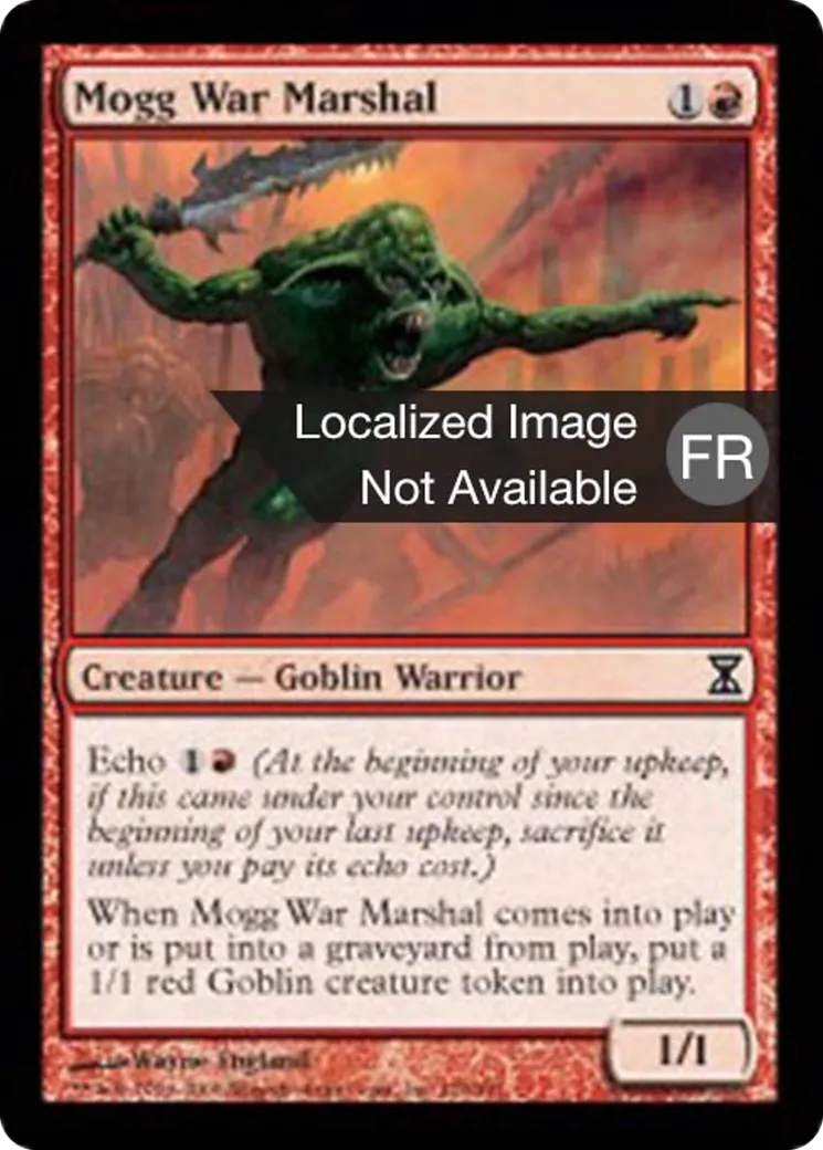 Maréchal de guerre mogg — Time Spiral — Magic: The Gathering