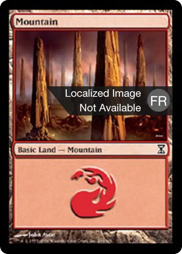 Montagne — Time Spiral — Magic: The Gathering