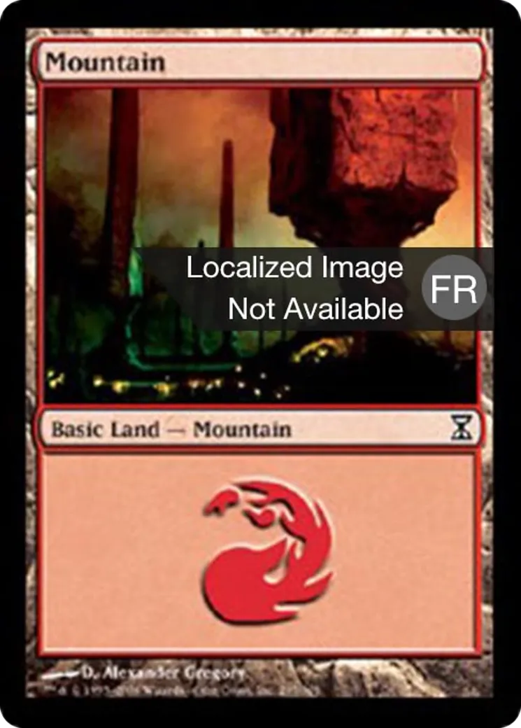 Montagne — Time Spiral — Magic: The Gathering