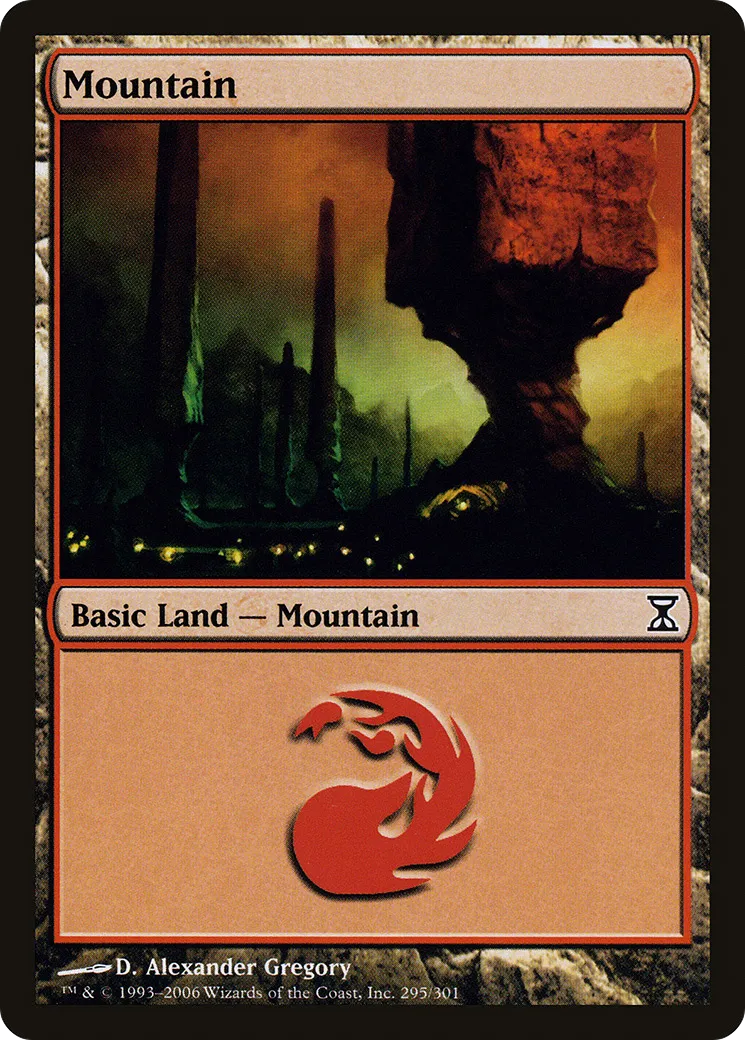 Mountain — Time Spiral — Magic: The Gathering