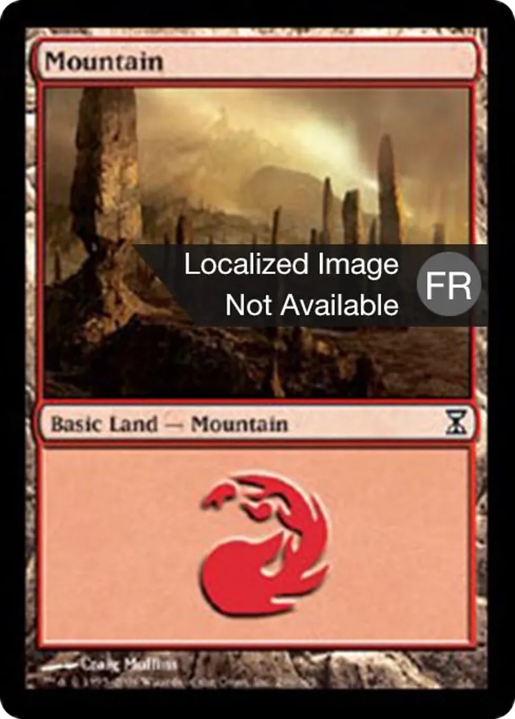 Montagne — Time Spiral — Magic: The Gathering