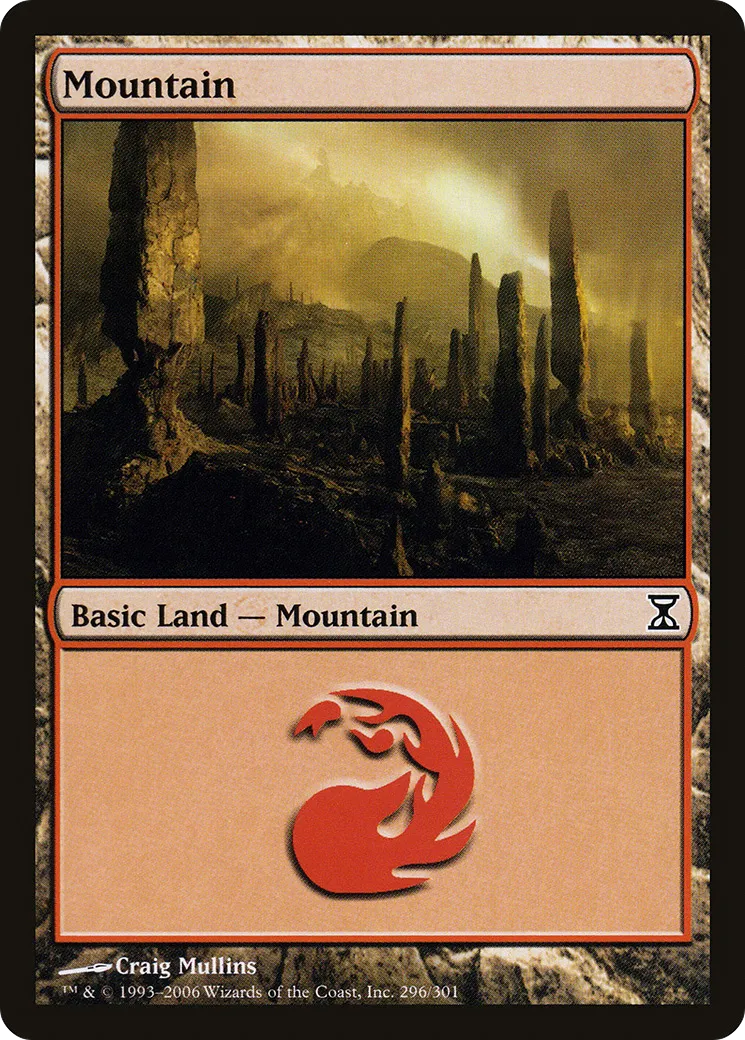 Mountain — Time Spiral — Magic: The Gathering