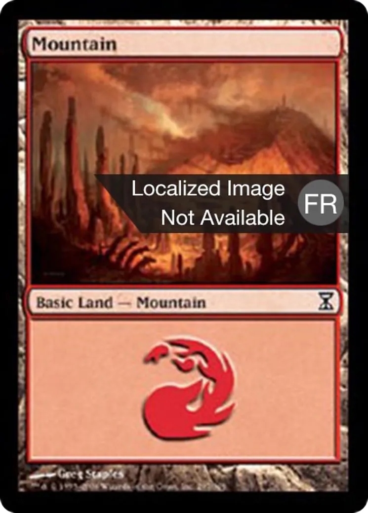 Montagne — Time Spiral — Magic: The Gathering