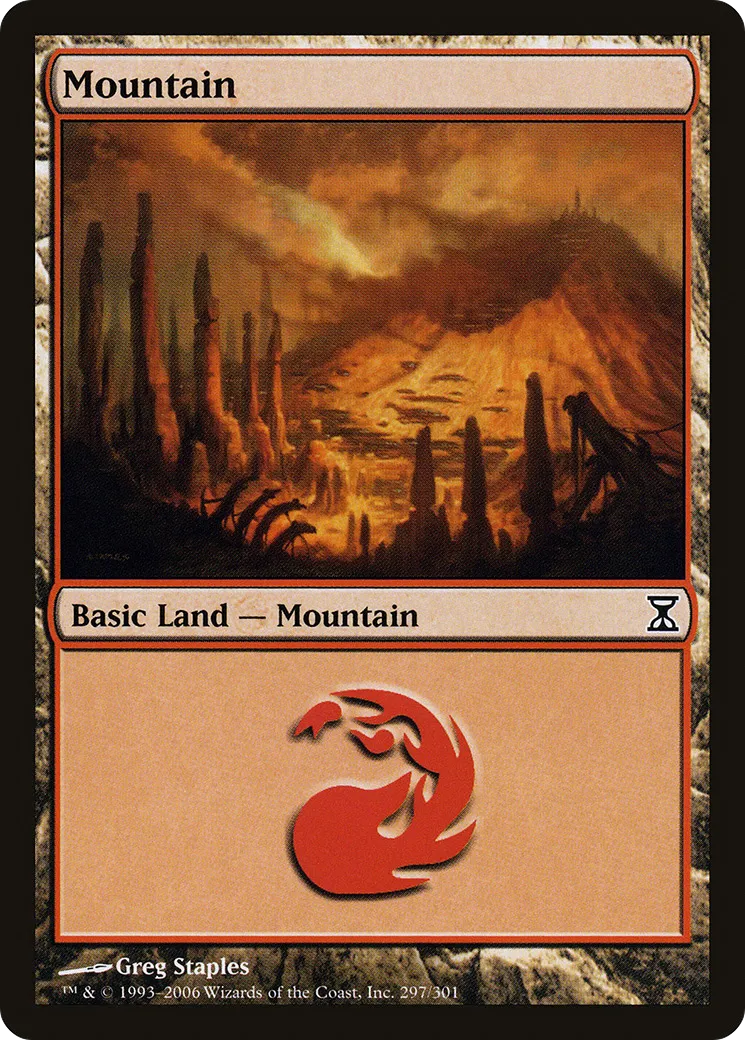 Mountain — Time Spiral — Magic: The Gathering