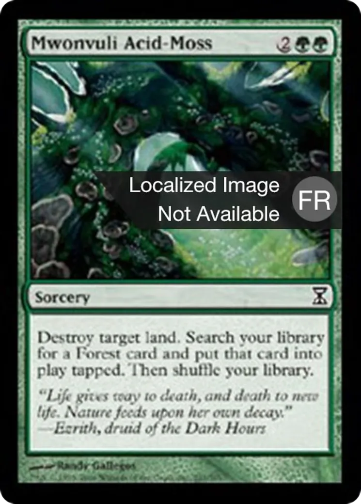 Mousse acide de la Mwônvouli — Time Spiral — Magic: The Gathering