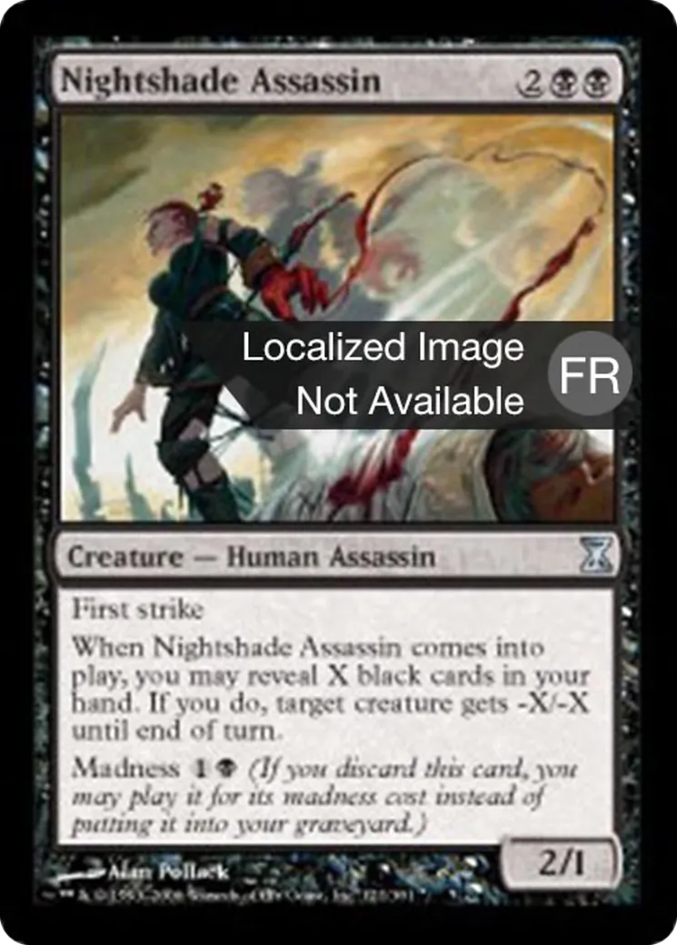 Assassin de la belladone — Time Spiral — Magic: The Gathering