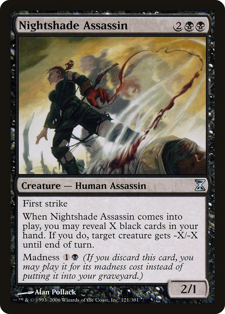 Nightshade Assassin — Time Spiral — Magic: The Gathering