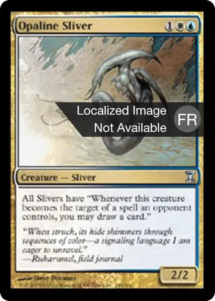 Slivoïde opalin — Time Spiral — Magic: The Gathering