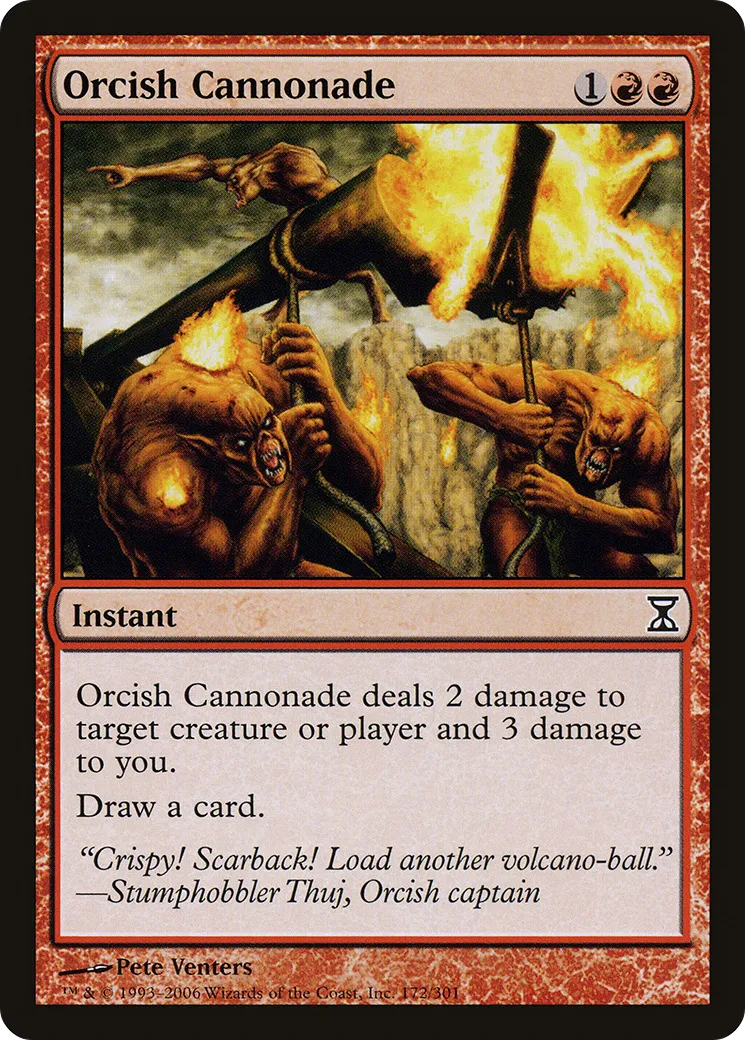 Orcish Cannonade — Time Spiral — Magic: The Gathering