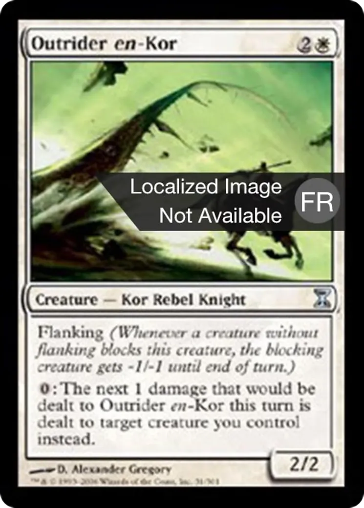 Cavalier en-Kor — Time Spiral — Magic: The Gathering