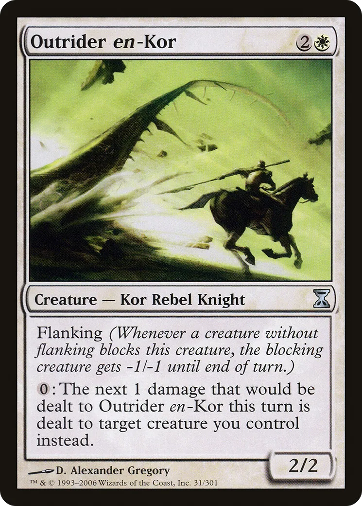 Cavalier en-Kor — Time Spiral — Magic: The Gathering