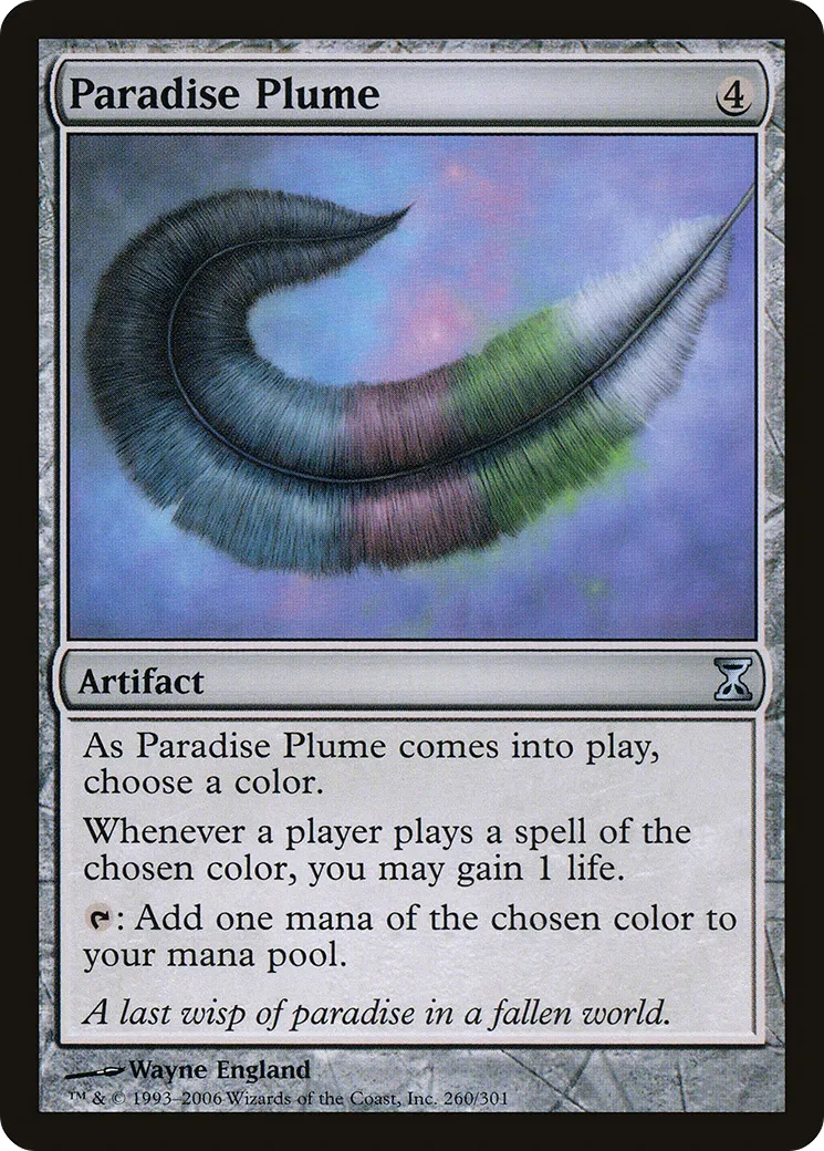 Paradise Plume — Time Spiral — Magic: The Gathering