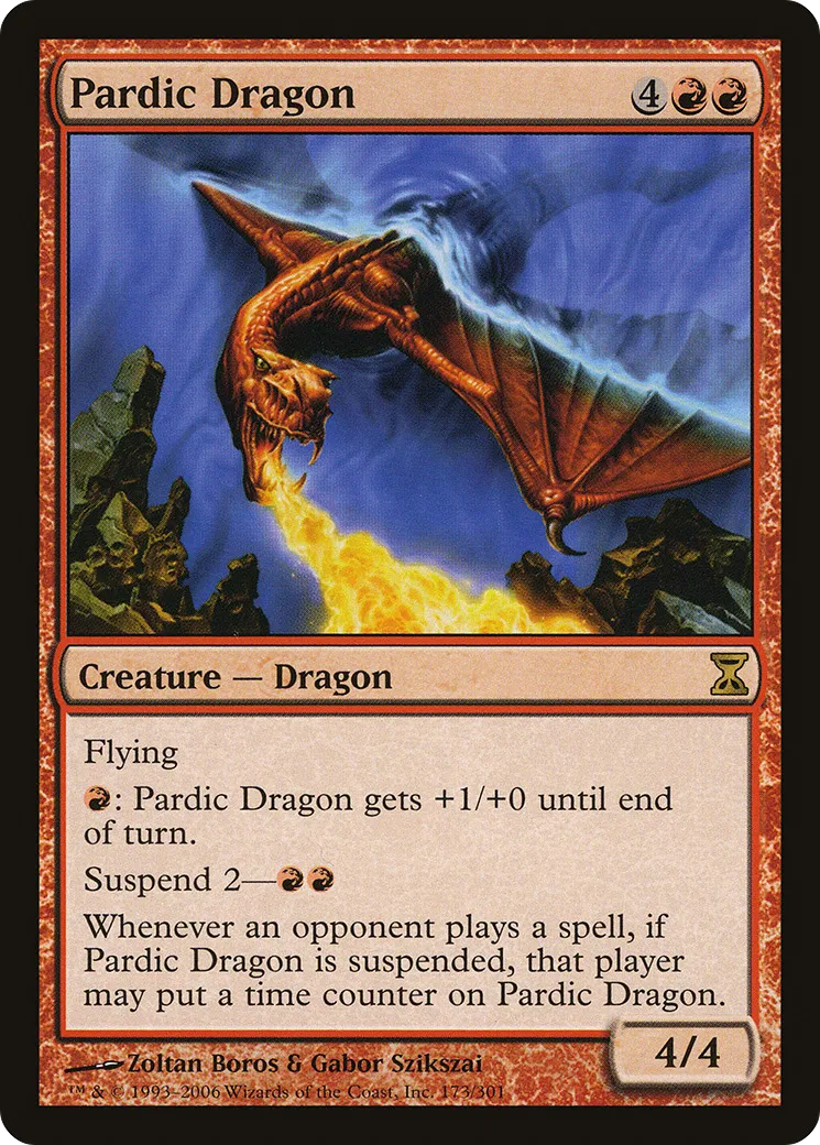 Pardic Dragon — Time Spiral — Magic: The Gathering