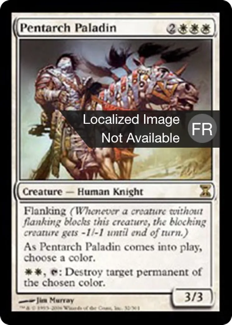 Paladin pentarque — Time Spiral — Magic: The Gathering