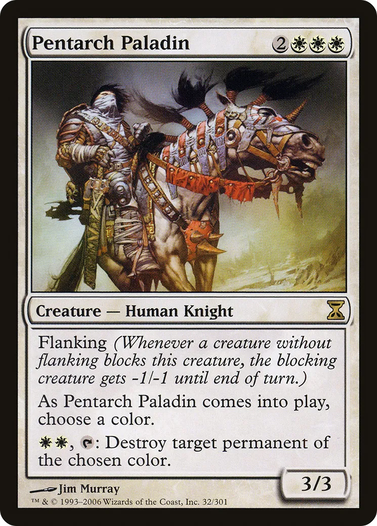 Pentarch Paladin — Time Spiral — Magic: The Gathering