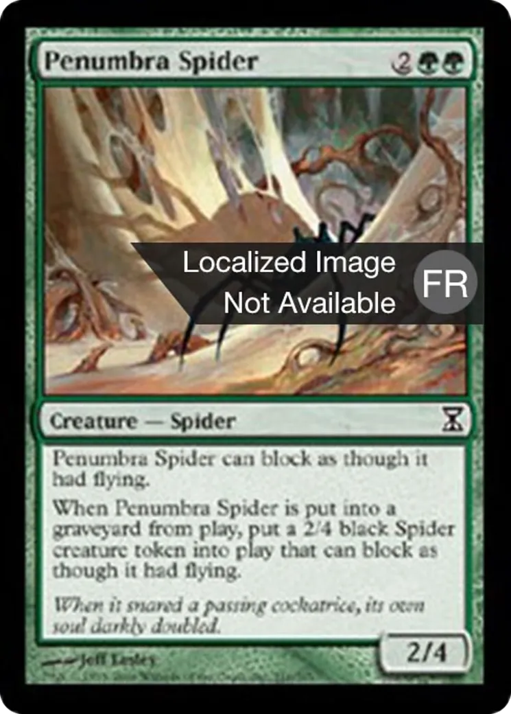 Araignée de la pénombre — Time Spiral — Magic: The Gathering