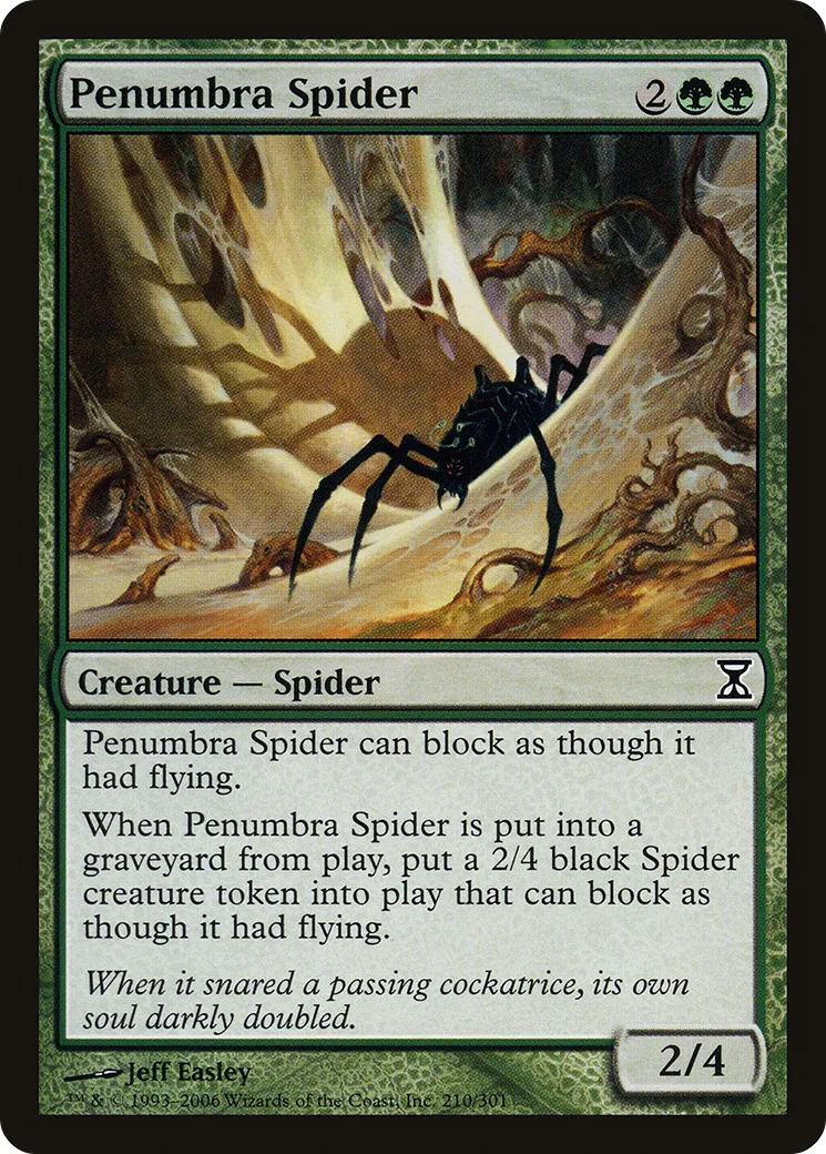 Araignée de la pénombre — Time Spiral — Magic: The Gathering