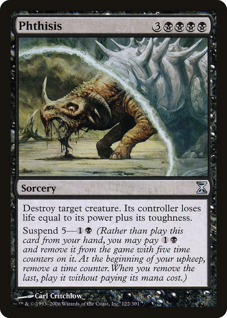 Phthisis — Time Spiral — Magic: The Gathering