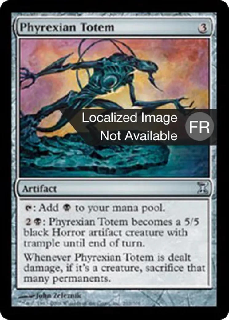 Totem de Phyrexia — Time Spiral — Magic: The Gathering