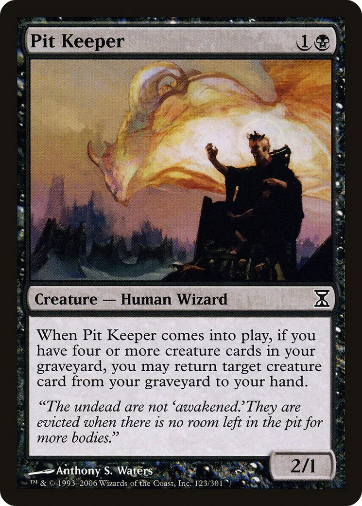 Pit Keeper — Time Spiral — Magic: The Gathering