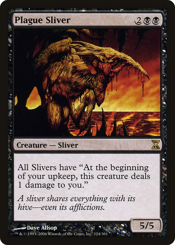Plague Sliver — Time Spiral — Magic: The Gathering