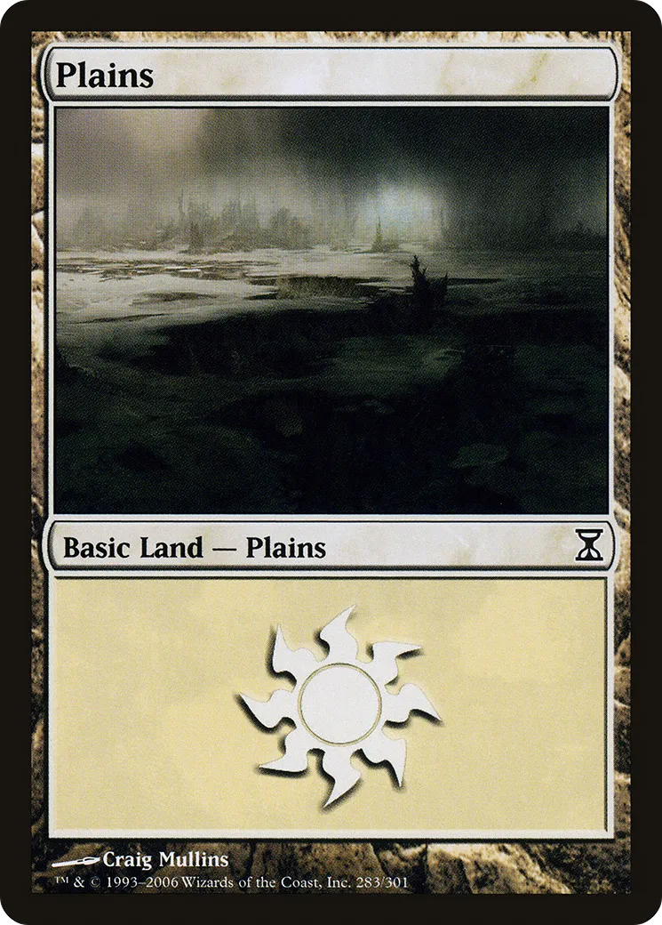 Plains — Time Spiral — Magic: The Gathering
