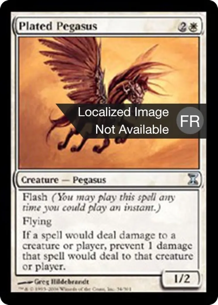 Pégase à plaques — Time Spiral — Magic: The Gathering