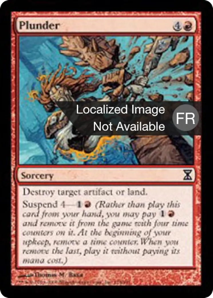 Saccagement — Time Spiral — Magic: The Gathering