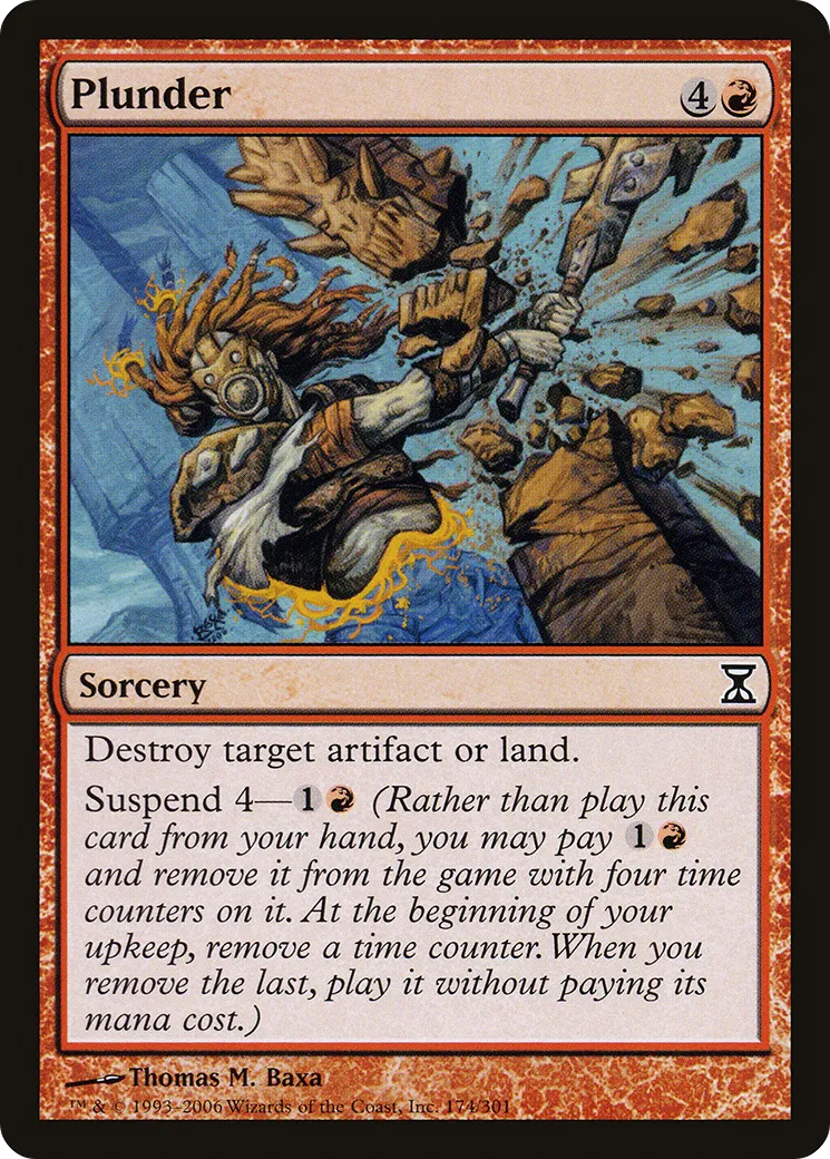 Saccagement — Time Spiral — Magic: The Gathering